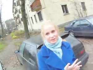 Blonde Teen Getting Pounded In Doggy Style