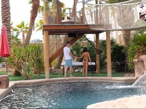 Long And Sexy Poolside BJ From Megan Rain